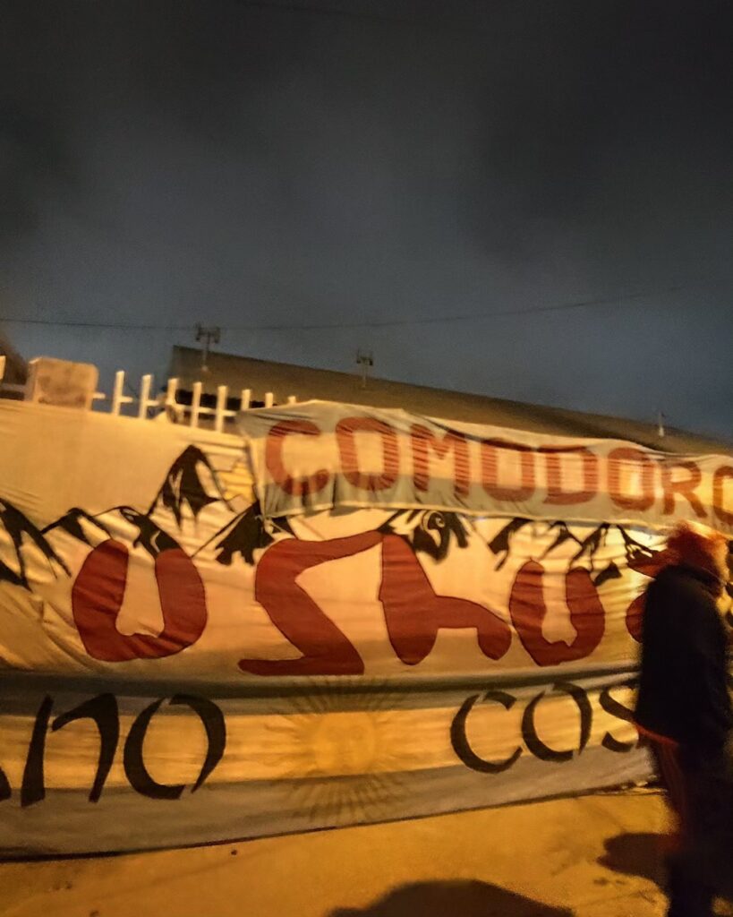 Banderas de La Renga en Comodoro Rivadavia